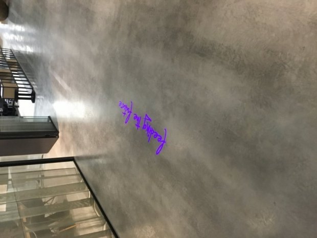 Vloerprojectie lichtreclame voor speciale doeleinden geleverd door Haaxman Lichtreclame
